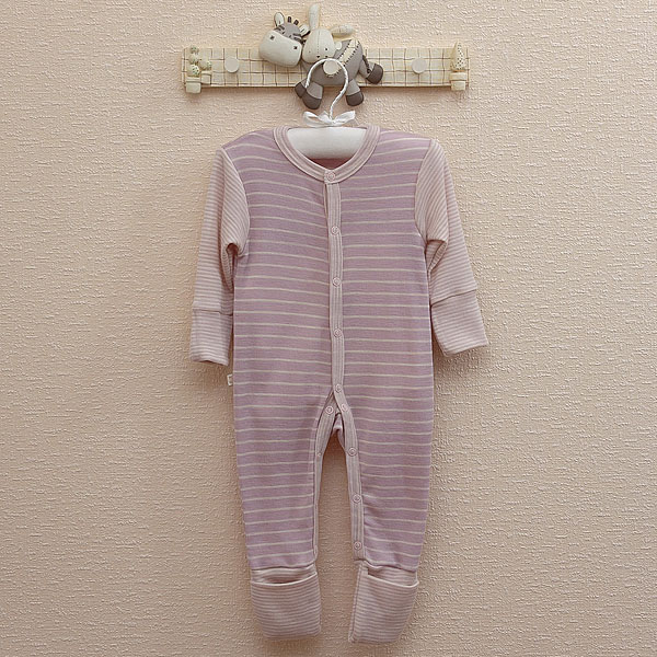 Pyjamas rosa/vit