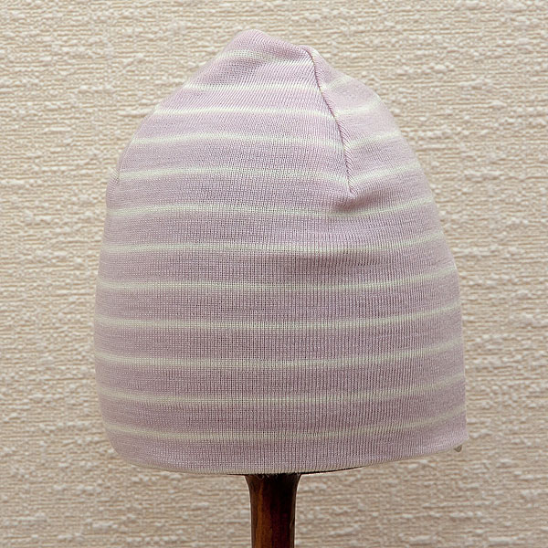 Mössa rosa/vit