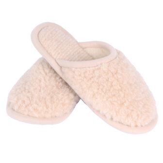 Slip-in tofflor MERINO beige