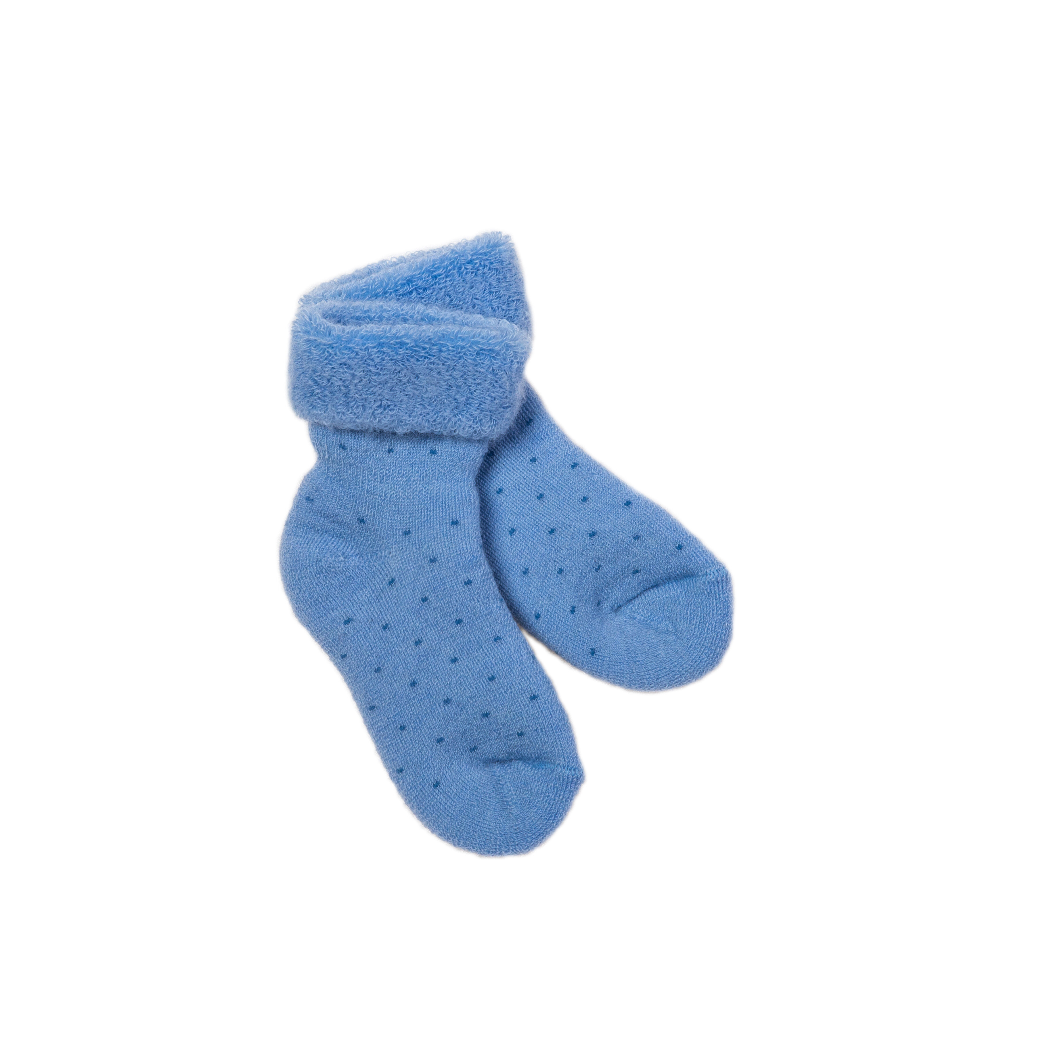 Babysocka 80% ull, blå