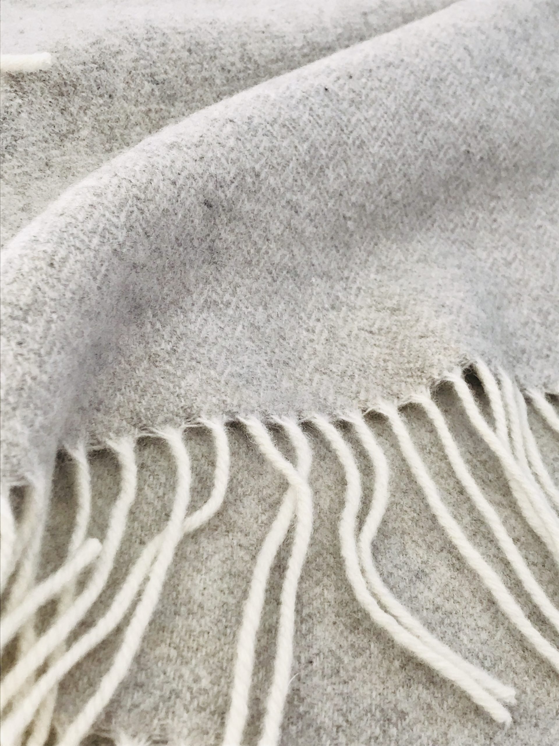 Pläd merino/kashmir DORA, beige - Bild 2