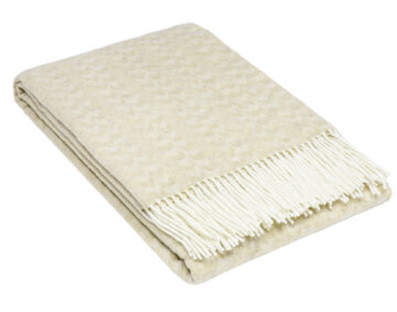 Pläd merino/kashmir DORA, beige