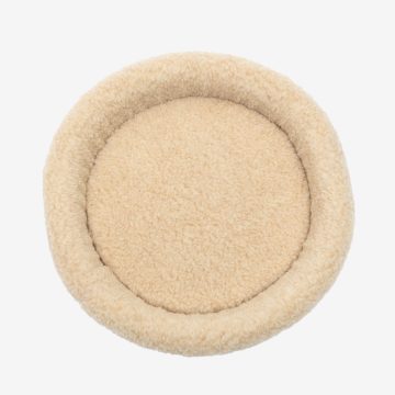 Hund-, Kattbädd i ull, beige - Bild 3