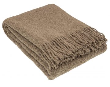 Ullpläd BOUCLE, camel