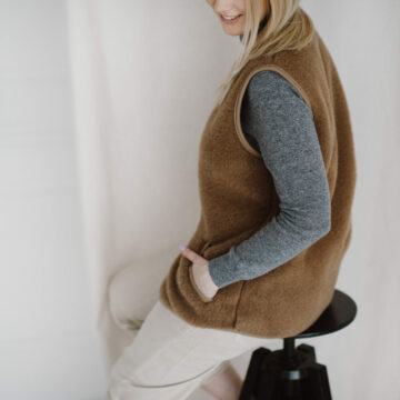 Ullväst KAMEL unisex - Bild 5
