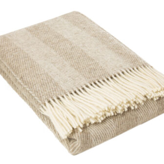 Ullpläd ZEELAND, beige