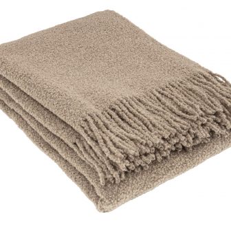 Ullpläd BOUCLE, beige