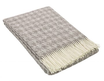Ullpläd GOOSE, beige