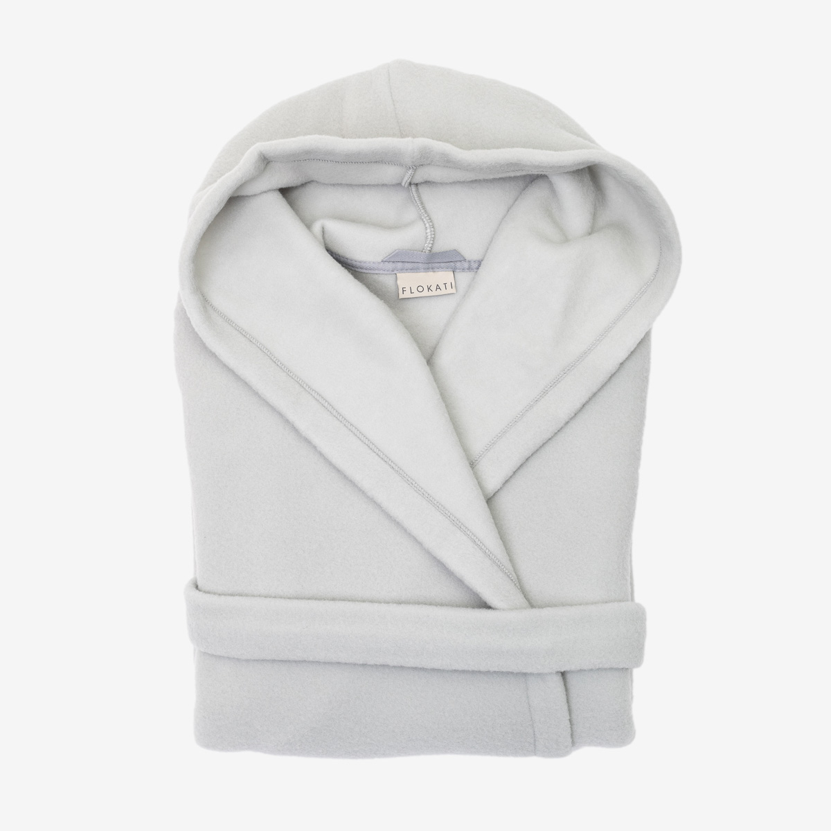 Morgonrock i merinoull KORAL, grå