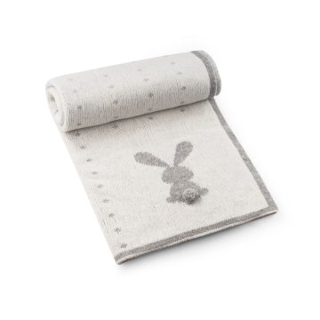 Babypläd i merinoull KANIN