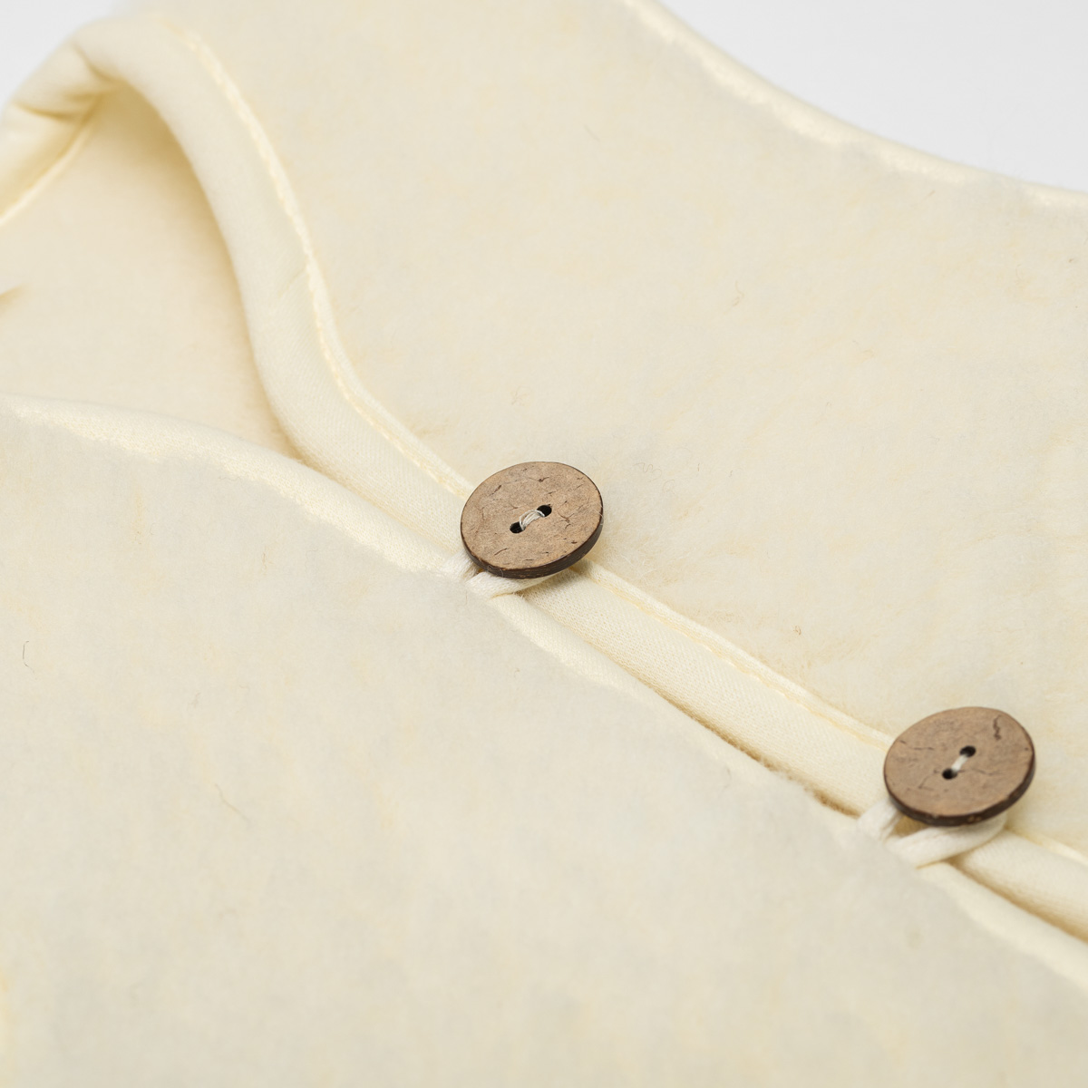 Ullväst för barn, Merino vit - Bild 3